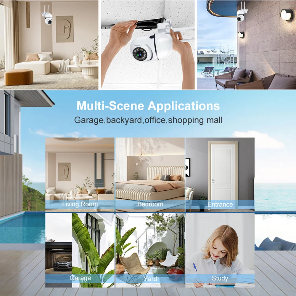 SecureView 8MP AI PTZ Camera