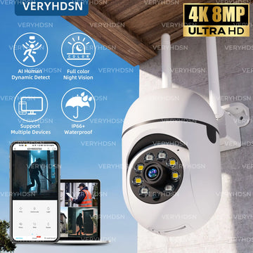 SecureView 8MP AI PTZ Camera